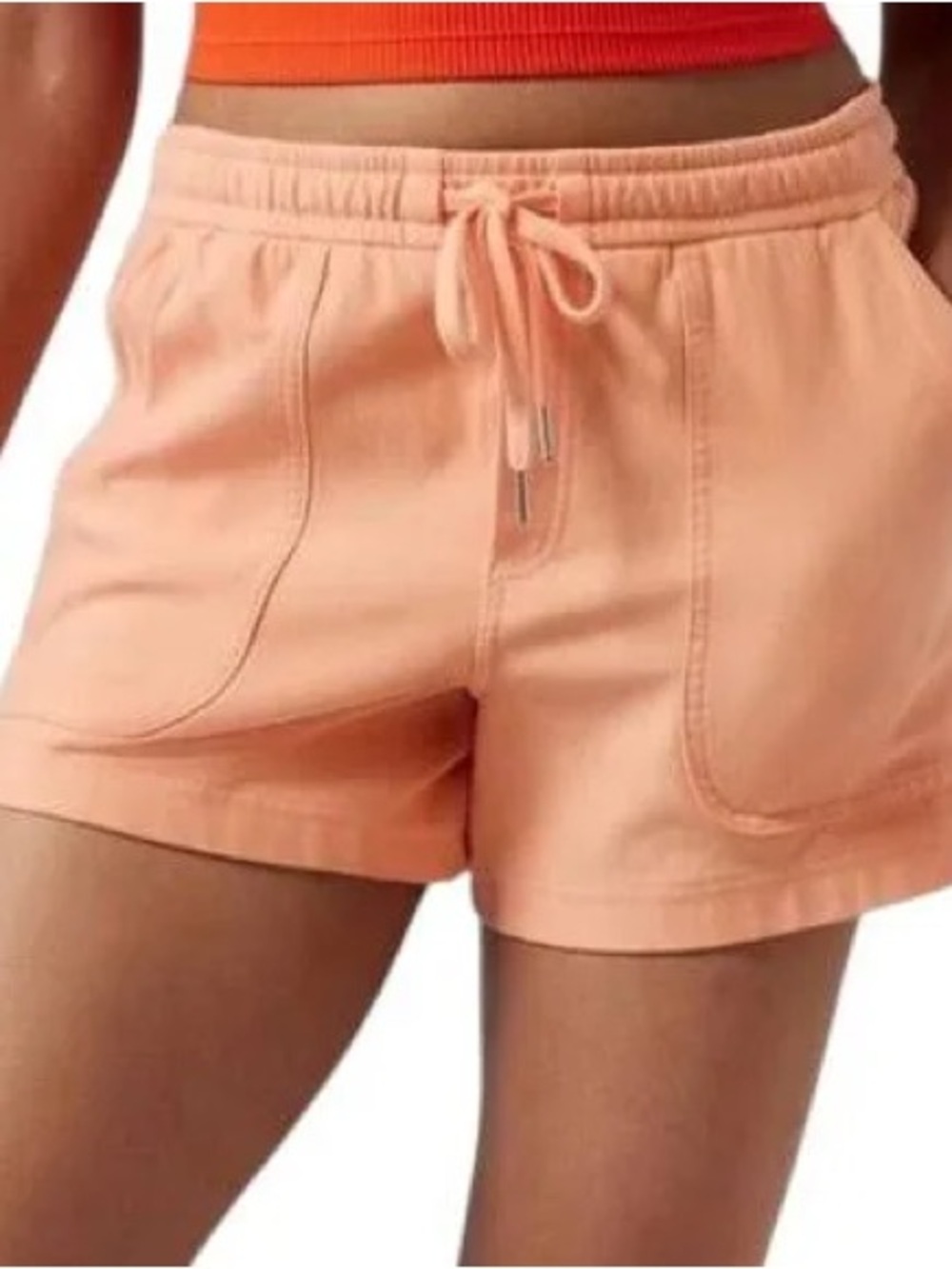 Athleta Coral Drawstring Athletic Shorts NWT
